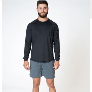 P’tula Men's Long Sleeve Black Medium